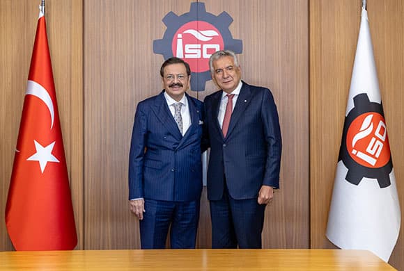 TOBB Başkanı Hisarcıklıoğlu’ndan İSO’ya ziyaret