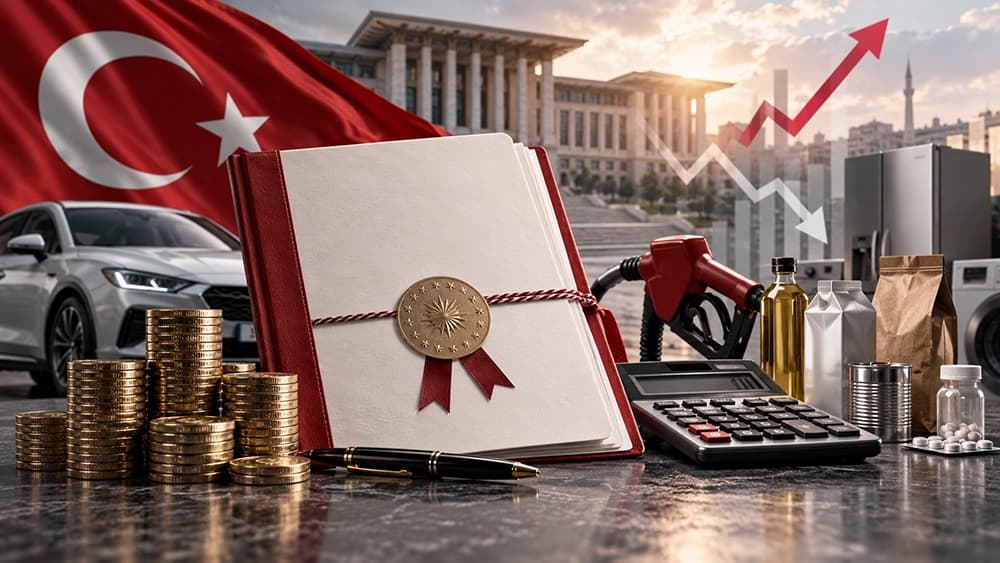Bazı Mallarda ÖTV Tutarları Yeniden Belirlendi